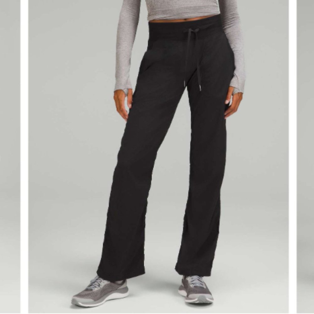 Lululemon Dance Studio Mid-Rise Full Length Pant Black Size 8